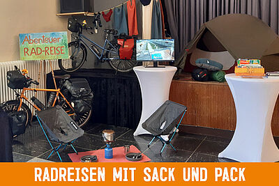Radreisen mit Sack und Pack
