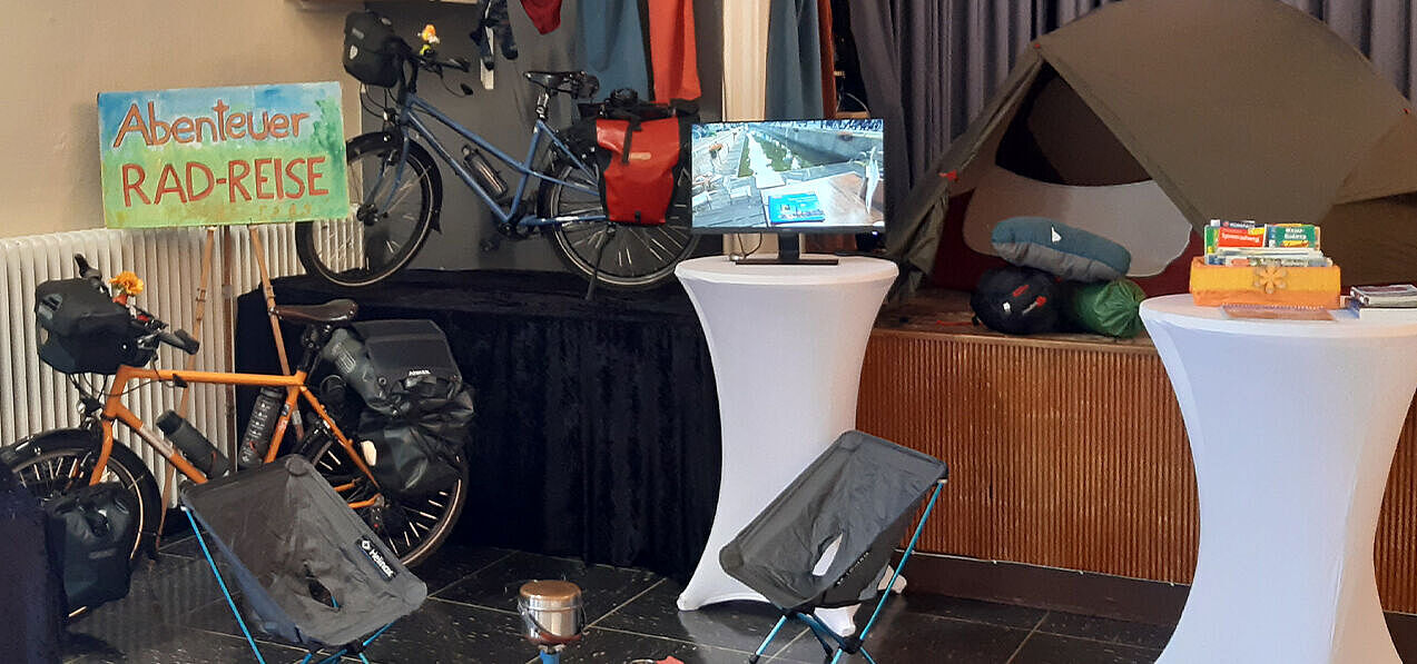 Radreisen mit Sack und Pack