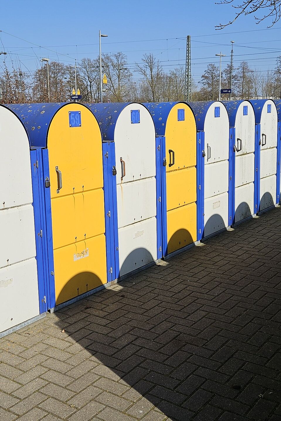 Fahrradboxen am Bahnhof Diepholz Fahrradboxen am Bahnhof Diepholz