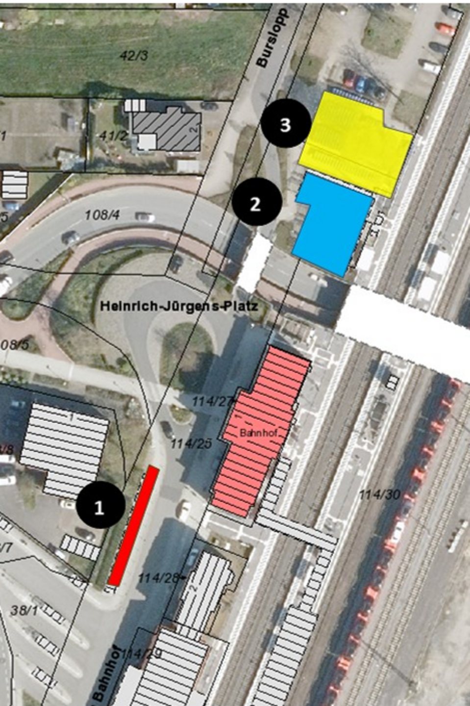Ansicht Bahnhofsumgebung Ansicht Bahnhofsumgebung