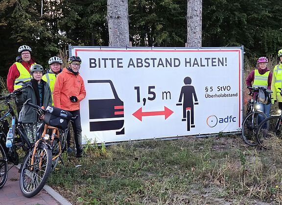 1,5 m Abstand